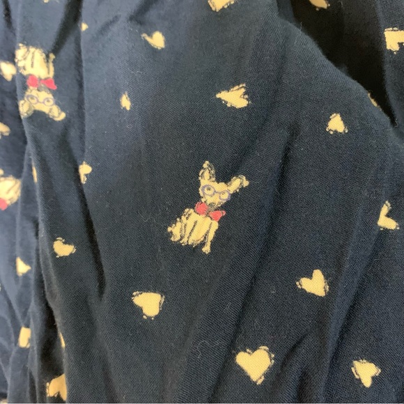 Abercrombie Kids Smart Puppy Print Rayon Skater Skirt - Picture 2 of 8